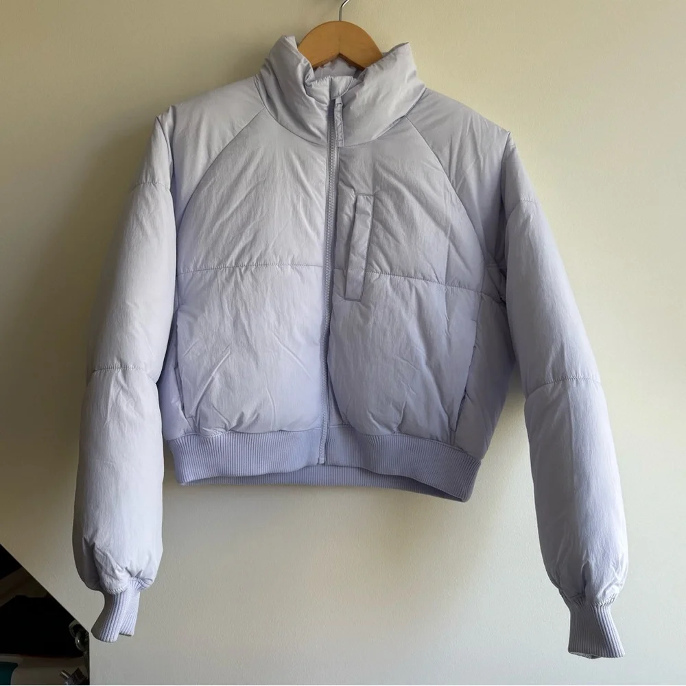 Old Navy Active Oversized Crop Puffer Jacket Size XS - Picture 3 of 10